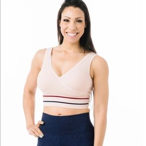 Zyia Waffle Stripe Bra